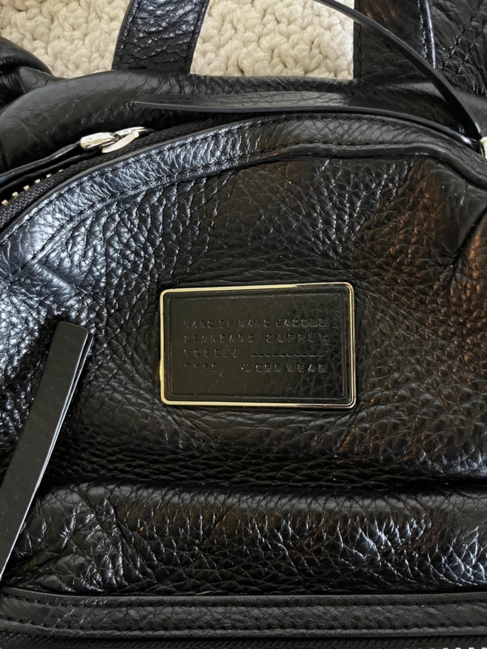 Marc By Marc Jacobs Black Leather Backpack - Picture 6 of 7